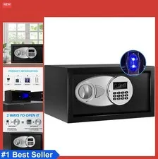 Hidden Safe Box with Sensor Light 0.4 Cubic Feet Digital Key Lock Wall Mount