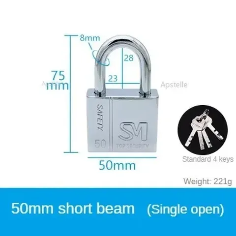 30/40/50/60Mm Stainless Steel Waterpro of Antirust Multifunctional Padlock AntiT