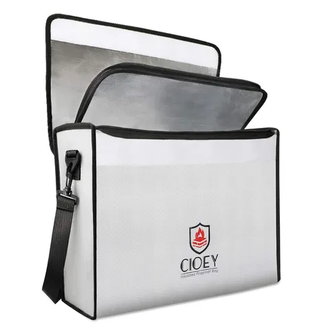 Fireproof Document Bag - Fireproof Box [Thermal Insulated] Fireproof Safety B...