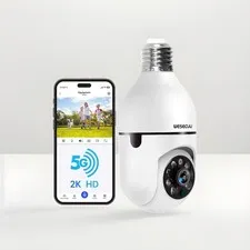 Bulb Camera 5MP Color AI Human Detection White T-CP8040LF-W5M