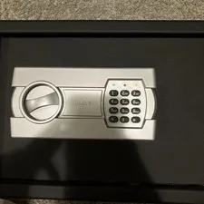 Stack On Mat Black Conpartment Safe Box Security Lock With Code