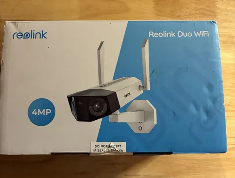 Reolink Duo WiFi 4MP Dual Lens Wi-Fi IP/Network Security Camera Indoor/Outdoor