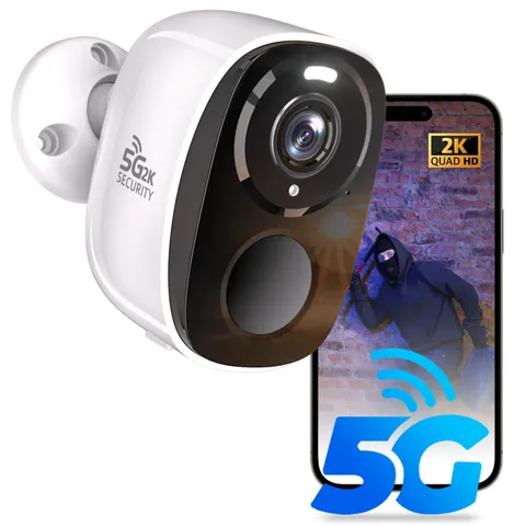2K Security Camera Wireless Outdoor, 5GHz/2.4GHz WiFi Camera for Home Securit...