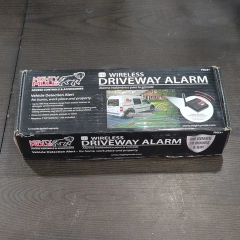 Mighty Mule FM231 Wireless Driveway Alarm Vehicle Detection Alert Kit Black
