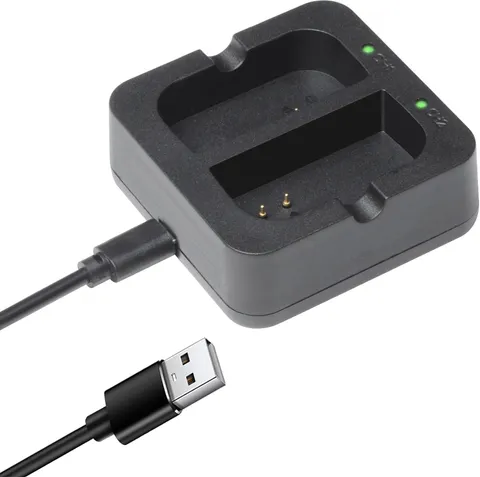 Charger Station for Ring Rechargeable Battery, Dual Port Battery Charger