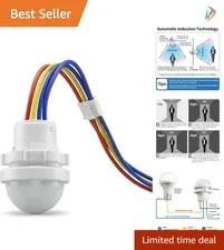 Energy-Saving Motion Sensor Light Switch - Infrared Detection, Easy Installation