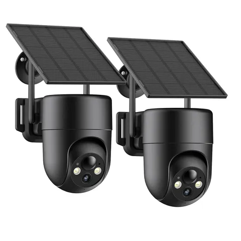 ELYSOO Solar Security Cameras Wireless Outdoor, 2.4GHz WiFi, 2K Color Night V...