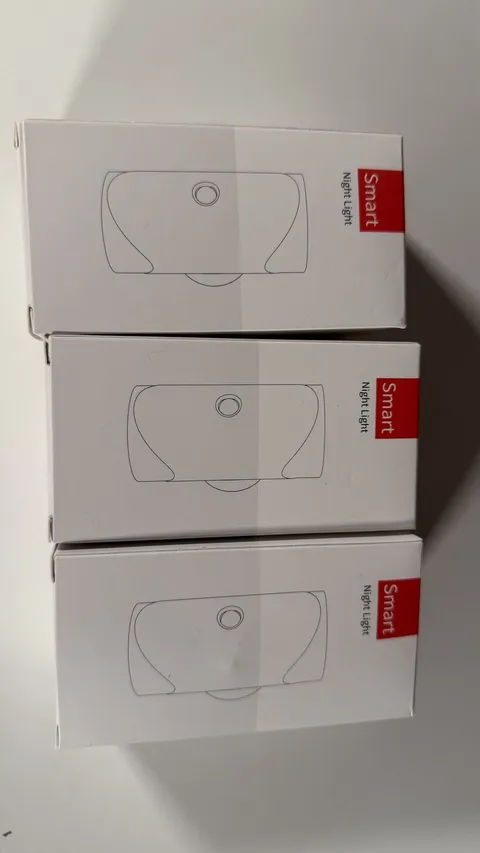 Smart Night Light Night Light Lot of 3 Smart Home Sensor Devices White