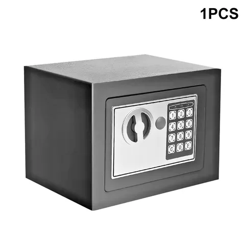 Fireproof Home Safe Digital Keypad Security Box Sensor Light Money Shelf Lock