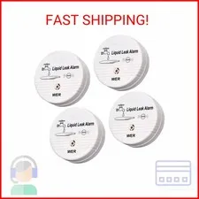 WER Water Leak Alarm Sensor, Battery Operated Leak Alert, 90dB Water Detector fo