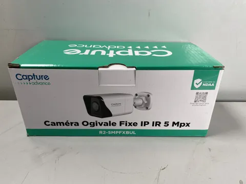 Capture Advance 5MP WDR IR Image Sensor Bullet IP Camera (R2-5MPFXBUL) - White