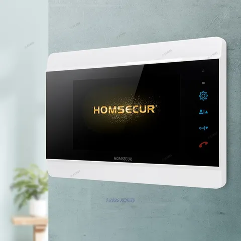 HOMSEUR 1080p Intercom Master Unit 7 Inch TFT LCD For Video Door Entry System