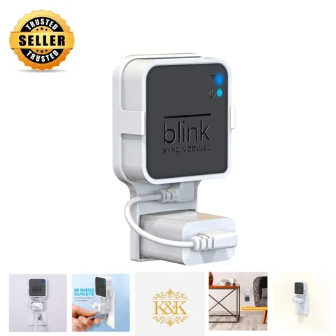 Secure High-Quality Wall Mount for Blink Sync Module 2 - Clean Setup Solution
