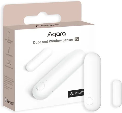 Door and Window Sensor P2, Contact Sensor with Remote Alarm | Matter over Thread