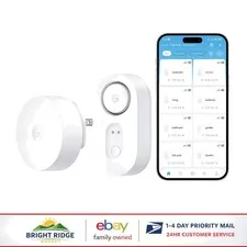 Smart Water Leak Detector with 1804 ft Range, App Alerts and Sound Alarm