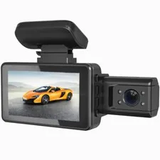 Car Dash Cam Video Recorder DVR Camera Dual Lens 170° Wide Angle Night Vision