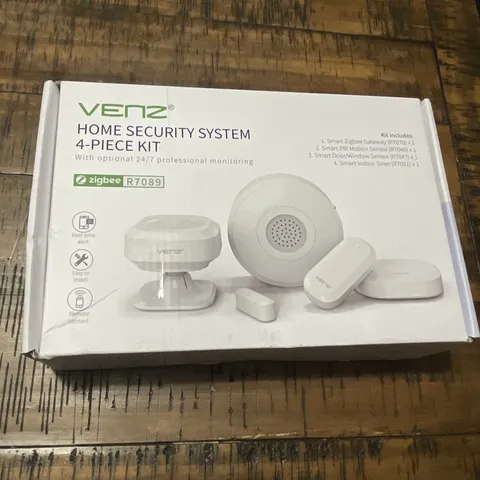 NEW SEALED: 2022 VENZ 4 Piece Wireless Home Security System IN HAND