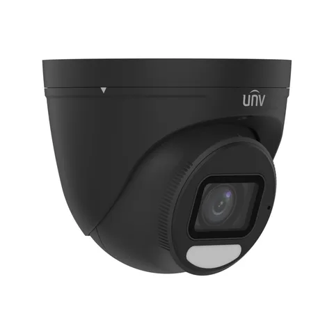 Uniview 8MP OwlView PLUS IP Turret Dome Camera, Black IPC3638SE-ADF28K-WP-I1-BK