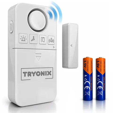 Door Alarms When Opened – 130 dB Loud Door & Window Alarm, 1.2” Wide Gap , In...