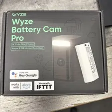 Wyze-Battery Cam Pro 2k-Radar/PIR Motion Detection-Brand New-Free Shipping