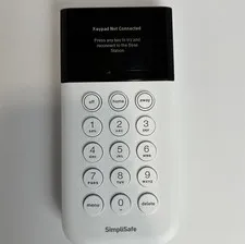 SimpliSafe Home Security System Keypad SSKP3 Simpli Safe Remote - Working -