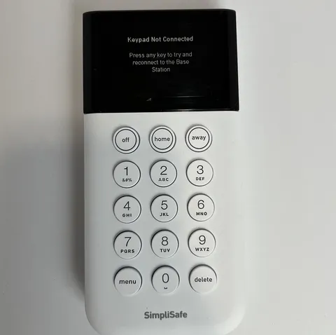 SimpliSafe Home Security System Keypad SSKP3 Simpli Safe Remote - Working -