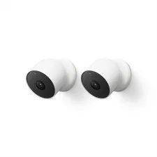 Google Nest Cam Security Camera Battery 2nd Gen 2-Pack Outdoor GA02411-US