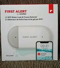 First Alert L1 Wifi Leak and Freeze Detector RWLD3001 NEW