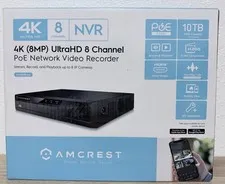 Amcrest NV4108E-A2 4k (8mp) UltraHD 8 Chanel PoE 