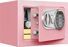 Small Kids Safe Money Digital Mini Safes W/ Keys&Code Cash Safe Box Personal