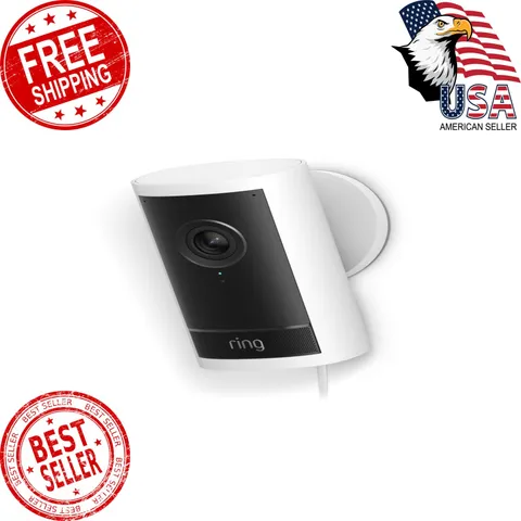 Ring Outdoor Cam Pro Plug-In White 1 Camera