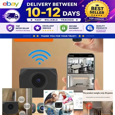 DIXSG 1080p Mini WiFi Security Camera AP Hotspot Remote Monitor