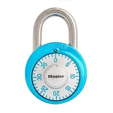 Master Lock light blue gym padlock