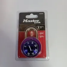 New In Package Master Lock Level 3 Security Combination Padlock Purple