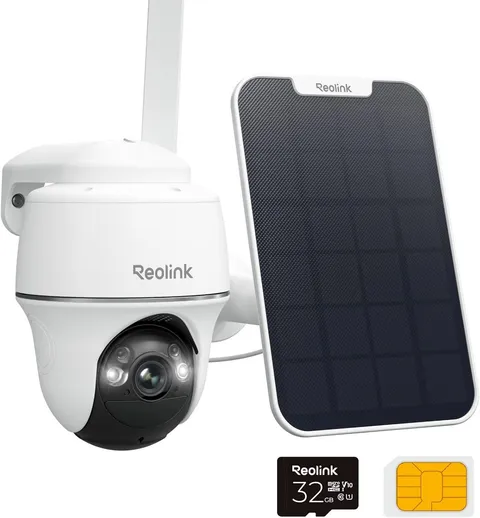 REOLINK 2K+ 4G LTE Cellular Security Camera Wireless Outdoor, 360° Pan-Tilt, No