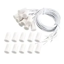 New 10 x RC-33 NC Recessed Door Contact Sensor Alarm Magnet Reed Switch