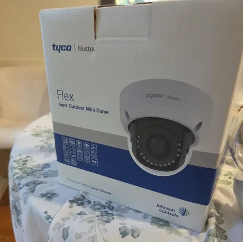 Tyco Illustra Flex  IFS04-D12-OIA4 Gen4 4MP MiniDome Security Outdoor Camera