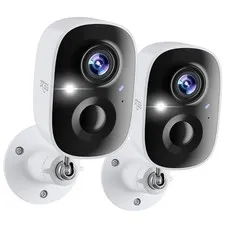Outdoor Camera Wireless, 2K Battery Powered WiFi Surveillance Camera for Home...