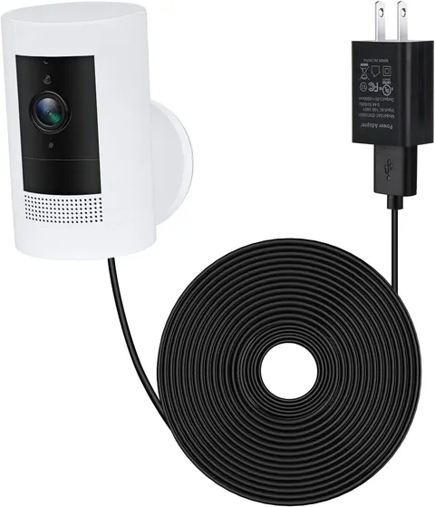 Power Adapter for Stick up Cam Battery(3Rd Gen), with 30Ft/9M Weatherproof Outdo