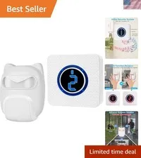 Versatile Wireless Motion Alert System - 38 Tunes & 328 Ft Detection Range