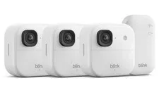 Blink Outdoor 4 2K+ (newest model) Wireless 3 Camera Smart Security System White