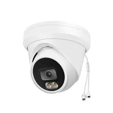  6MP Add-On Full Color Night Vision Dome IP Camera 6MP Turret POE Camera White