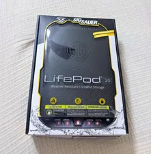 SIG SAUER LifePod 2.0 Small Portable Water Resistant Combo Safe, Black