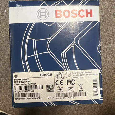 New Bosch DINION IP 5000 NBN-50022-C-W 2MP 1080p PoE IP Security Camera
