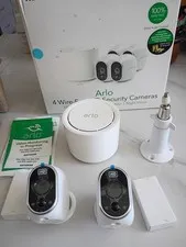 Arlo NETGEAR Wireless Security Cameras Lot Of 2 Model VMS3430