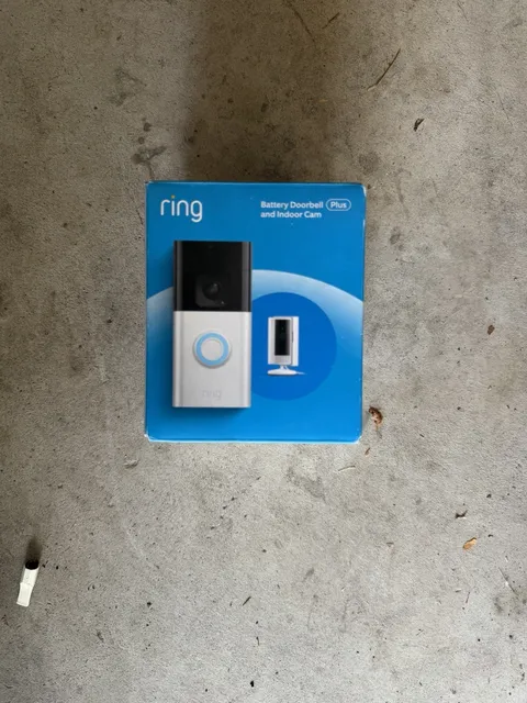 Ring Battery Doorbell and Indoor Cam BRAND NEW! Sealed Box Shipping Ready!