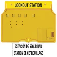 Master Lock 1482B Lockout Station, Unfilled, 12-1/4 In H