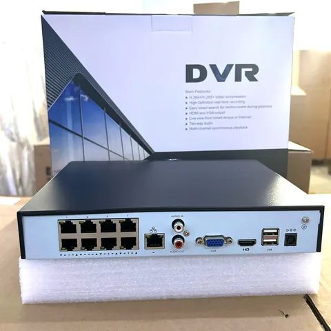 VIKYLIN 8Channel 8POE 12MP 4K Network Video Recorder Vikylin 8CH NVR Plug&Play