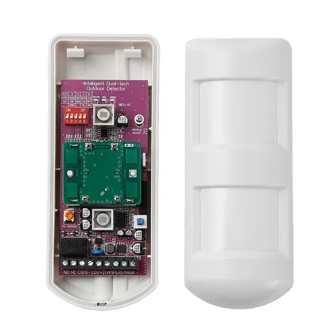 Waterproof Wired Outdoor Alarm Motion Sensor Detector Pet Friendlywith Anti-Mask