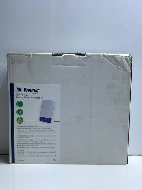 VISONIC POWERG SR-740 PG2 WIRELESS OUTDOOR SIREN (868-0:040) BLUE INCERT
